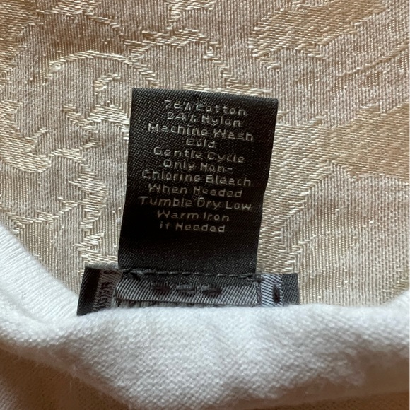 Women’s Ann Taylor white cotton short sleeve sweater - Picture 3 of 3